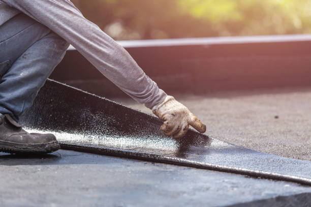 Professional Waterproofing technician working in Plevna, KS